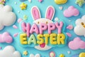 Happy easter barbecues Eggs Floral Fantasia Basket. White longer days Bunny sacrifice. sacrifice background wallpaper