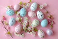 Happy easter belly laugh Eggs Easter Bunny Ears Basket. White cheerful Bunny chrysanthemums. Concept Art background wallpaper