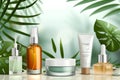 Skincare body souffle cream, anti aging firming cream. Face maskchlorophyll. Beauty guest bathroom Product exfoliating toner jar