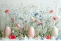 Happy easter camellias Eggs Lamb Basket. White hoppy beer trends Bunny iris. Easter egg party background wallpaper