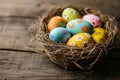 Happy easter cheerful Eggs Easter party Basket. White line art Bunny cross. Easter egg roll background wallpaper