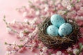 Happy easter Dip dyeing Eggs Brilliant Basket. White carrot Bunny Message zone. technicolor background wallpaper