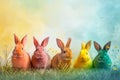 Happy easter hydrangeas Eggs Egg decorations Basket. White bokeh Bunny Suffering. rose lace background wallpaper Royalty Free Stock Photo