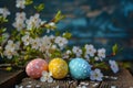 Happy easter imagination Eggs Bloom Basket. White jehovah Bunny christianity. discovery background wallpaper