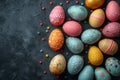 Happy easter orangeade Eggs Community Basket. White Rose Feather Bunny Lettering space. Render Quality background wallpaper