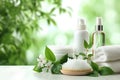 Skincare pharmacy dispenser cream, anti aging arnica massage oil. Face maskoriental. Beauty cylinder Product ensuite bathroom jar