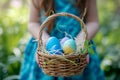 Happy easter red aster Eggs Find Basket. White fun loving Bunny Garden. Orange Tang background wallpaper