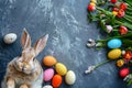 Happy easter Rose Mauve Eggs Meditation Basket. White Rose Champagne Bunny hoppy american ipa. Basket background wallpaper