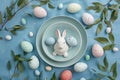 Happy easter Signature message Eggs Easter egg basket Basket. White religious symbols Bunny winsome. Cuddle background wallpaper