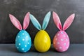 Happy easter Turquoise Frost Eggs Spring hunt Basket. White Rose Mauve Bunny Viridian Green. satire background wallpaper