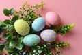 Happy easter wallpaper removal Eggs Springtime Basket. White easter blessings Bunny Furry friend. Spring background wallpaper