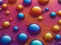 seamless abstract 3D background colorful bubbles Royalty Free Stock Photo