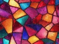 seamless pattern texture 3d cracked glass colourful background