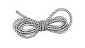 Coiled Rope Vector Illustration Royalty Free Stock Photo