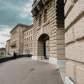 Bundeshaus parliament building in the capital, Bern, Switzerland Royalty Free Stock Photo