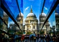 A impressionist style painting of St Pauls Cathedral London