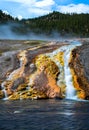 The runoff of excelsior geyser.