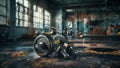 rustic old gym interior