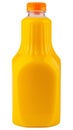 Orange juice bottle. Organic orange or lemon juice in plastic or glass bottle. One gallon or liter cold Juice for smoothie