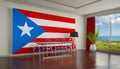 Flag of Puerto Rico Royalty Free Stock Photo