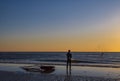 Evening atmosphere on the North Sea Royalty Free Stock Photo