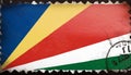 Flag of the Seychelles - Indian Ocean Royalty Free Stock Photo