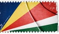 Flag of the Seychelles - Indian Ocean Royalty Free Stock Photo