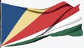 Flag of the Seychelles - Indian Ocean Royalty Free Stock Photo