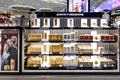 Paco Rabanne fragrance on display in Duty Free cosmetic department