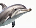 Generated image: Face of a bottlenose dolphin
