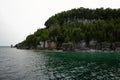 The Bruce Peninsula National Park, a view from the boat. Royalty Free Stock Photo