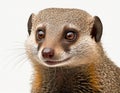 Close-up of a mongoose\'s face