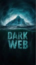 Intriguing Depths of the Dark Web, Concealed Under the Iceberg Royalty Free Stock Photo