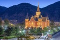 Provo, Utah, USA at Provo City Center Temple Royalty Free Stock Photo