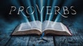The book of PROVERBS Royalty Free Stock Photo