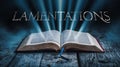 The book of LAMENTATIONS Royalty Free Stock Photo