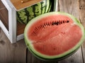 Generated image, Watermelon S open Ract ALLOW for product photo background, Royalty Free Stock Photo