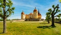 Moritzburg on a summer day. Castle from Saxony Royalty Free Stock Photo