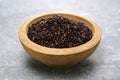 Thai riceberry rice, gluten-free, superfood. image Royalty Free Stock Photo