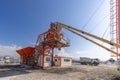 Concrete batching plant Royalty Free Stock Photo