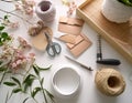 Essentials for a Florist: Tools of the Trade Royalty Free Stock Photo
