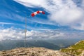 Weather station, summit of Stoderzinken mountain, Austria Royalty Free Stock Photo