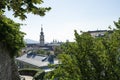 panoramic view of Linz, Austria Royalty Free Stock Photo