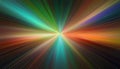 A prism burst of rainbow colored light beams on a black background Royalty Free Stock Photo