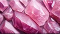 Beautiful pink quartz texture suitable as background. Royalty Free Stock Photo