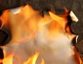 Paper background. Burning paper texture suitable as background Royalty Free Stock Photo