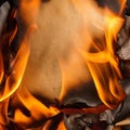 Paper background. Burning paper texture suitable as background. Royalty Free Stock Photo