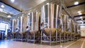 Brewery Beer Boilers Royalty Free Stock Photo