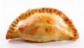 Empanada, meat pie on white background Royalty Free Stock Photo