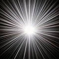 Vertical Black and White Stripes with Sun Rays Close-Up Royalty Free Stock Photo